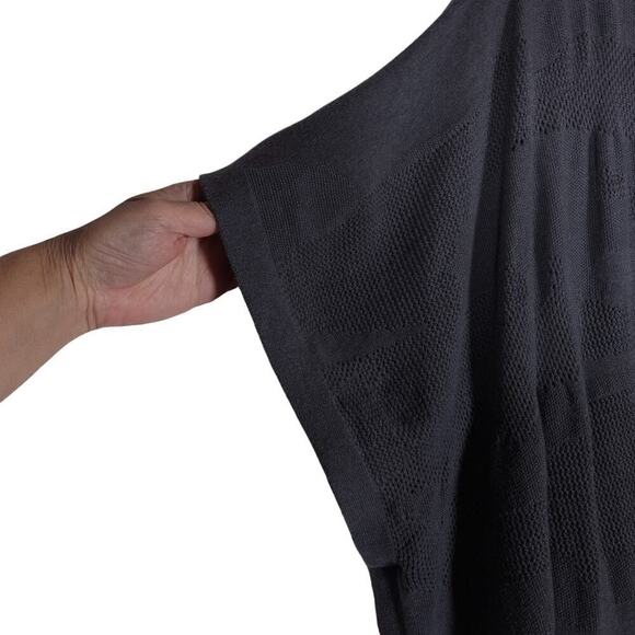 Lululemon Womens Find Your Light Wrap Heathered Gray Moonwalk Silk Camo Cardigan - Picture 7 of 15